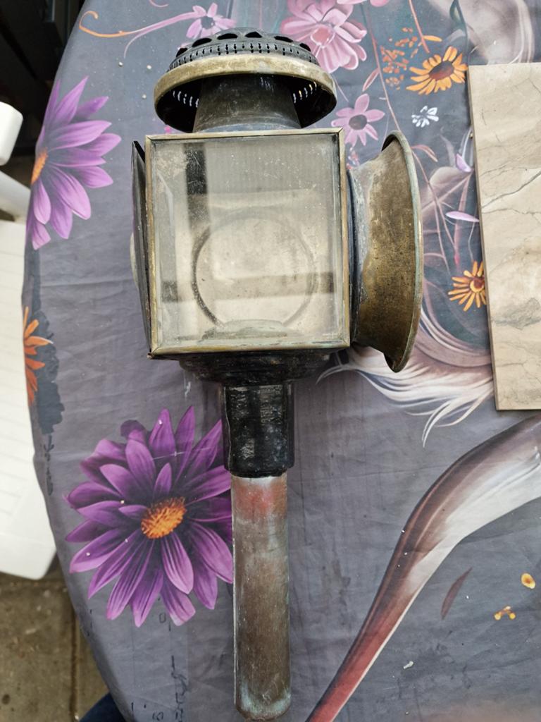 Antiek koetslamp, Ophalen of Verzenden
