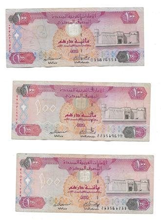 United Arab Emerates bankbiljet 100 Dirhams per stuk, Ophalen of Verzenden, Midden-Oosten, Los biljet