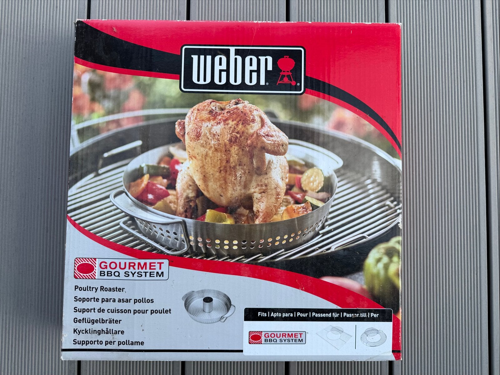 Weber Gourmet BBQ System Gevogeltebrader, Ophalen of Verzenden, Zo goed als nieuw