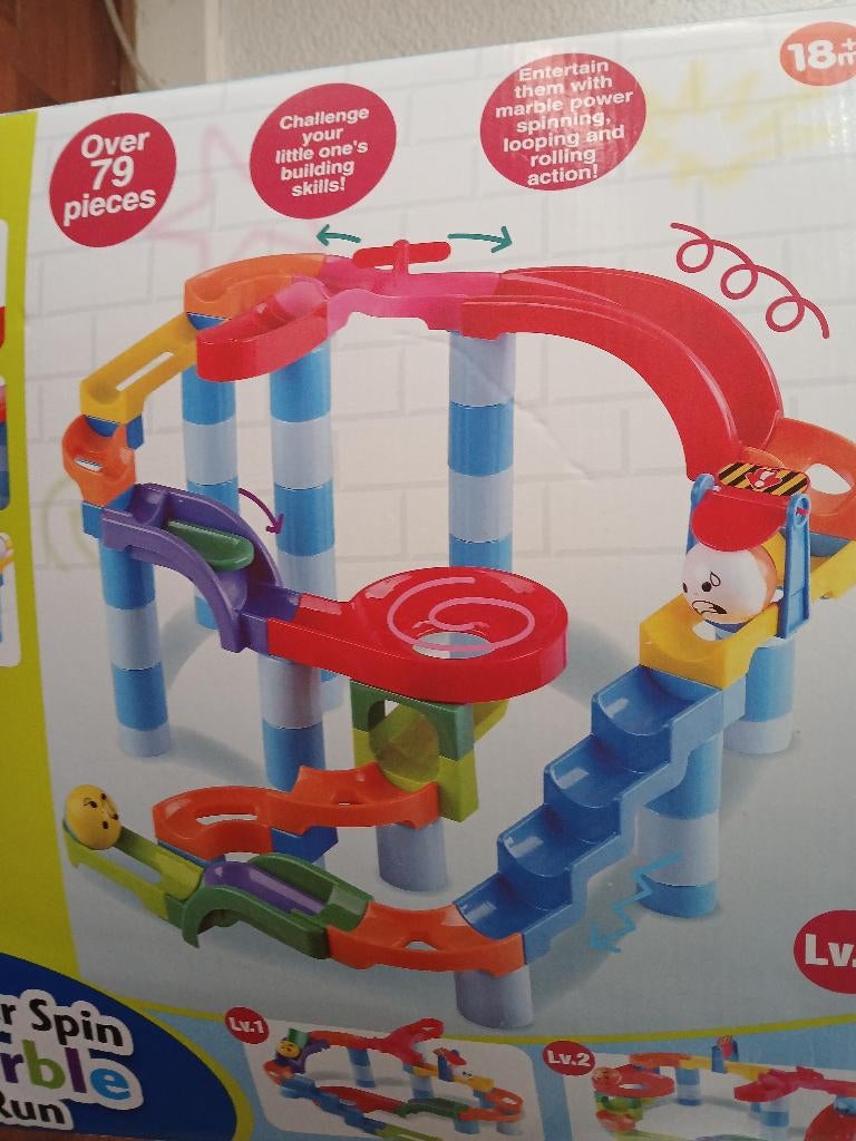 Knikkerbaan marble run power spin, Ophalen, Zo goed als nieuw, Overige merken