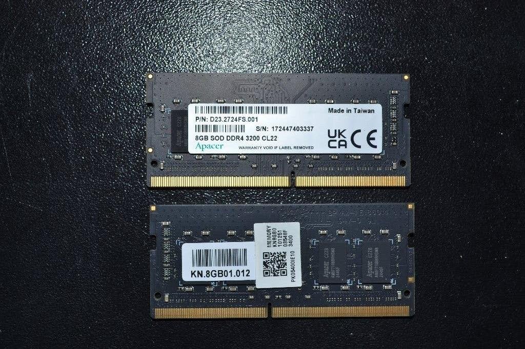 2x 8GB (16GB) SO-DIMM DDR4 3200 MHz RAM Geheugen Laptop, Computers en Software, RAM geheugen, Zo goed als nieuw, Laptop, 16 GB