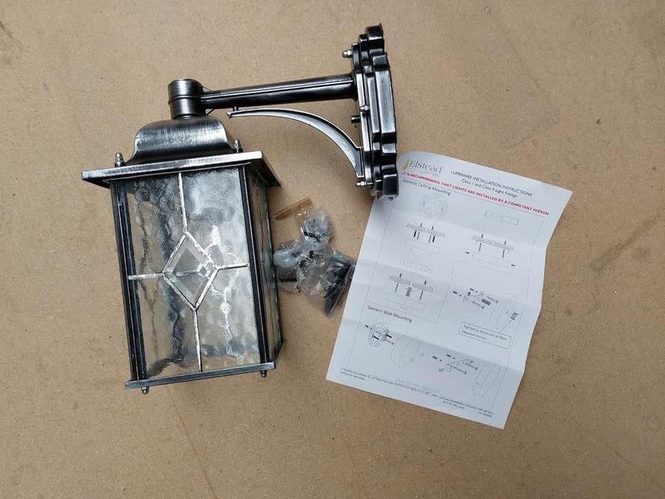 Franssen buitenlamp, Ophalen