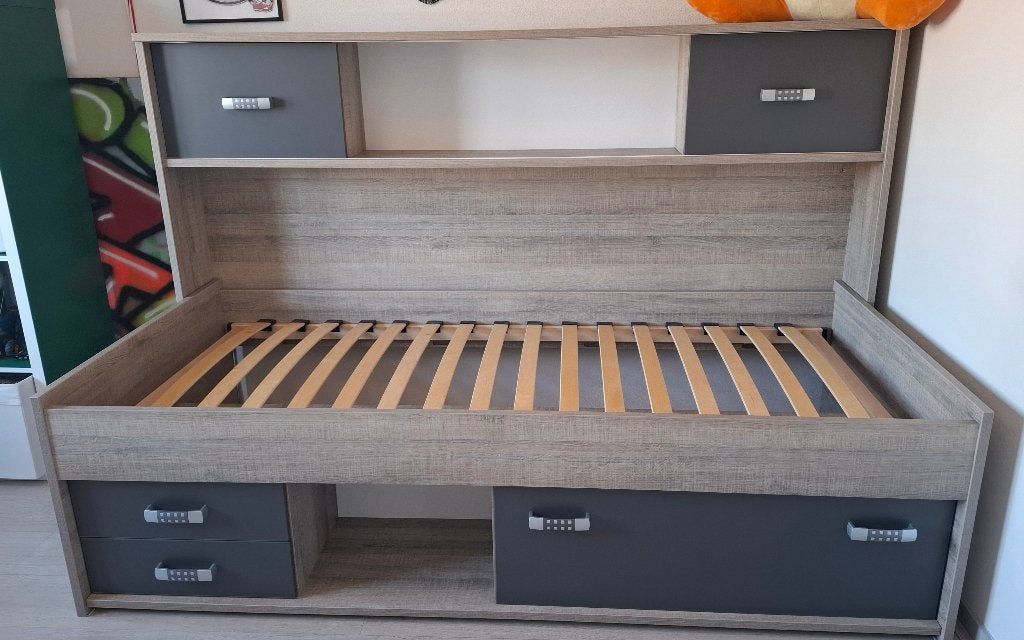 Kajuitbed pep, Ophalen, 90 cm, Eenpersoons, Zo goed als nieuw