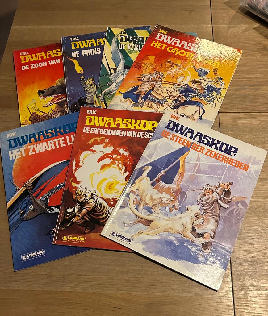 Dwaaskop  1 t/m 7, Boeken, Stripboeken, Meerdere stripboeken, Ophalen of Verzenden, Gelezen
