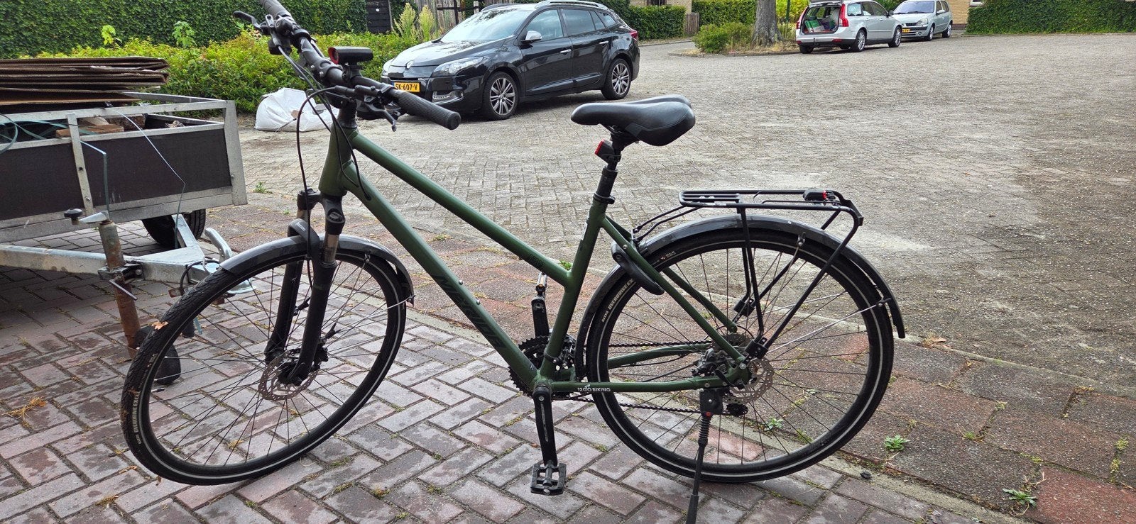 Merida fiets - Groen - Zo goed als nieuw, Fietsen en Brommers, Fietsen | Dames | Damesfietsen, 53 tot 56 cm, Versnellingen, Zo goed als nieuw