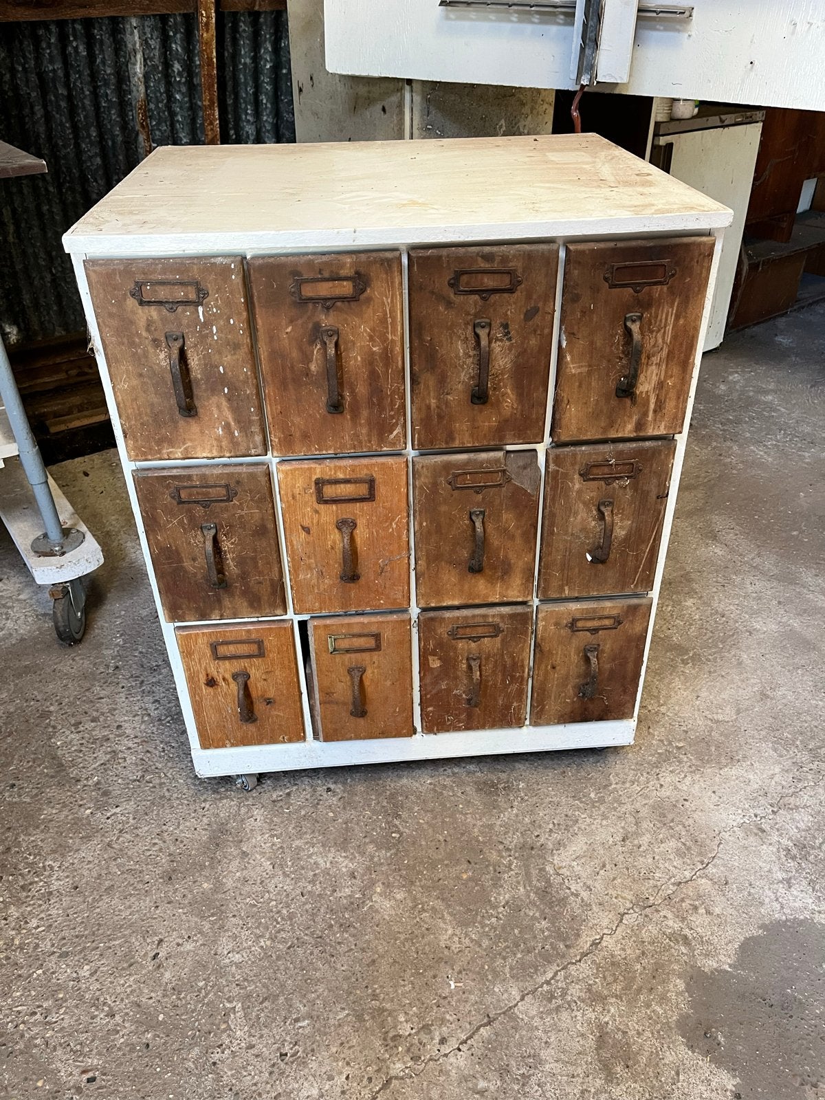 Vintage Apothekerskast met 12 Lades - Industriële Stijl, Ophalen