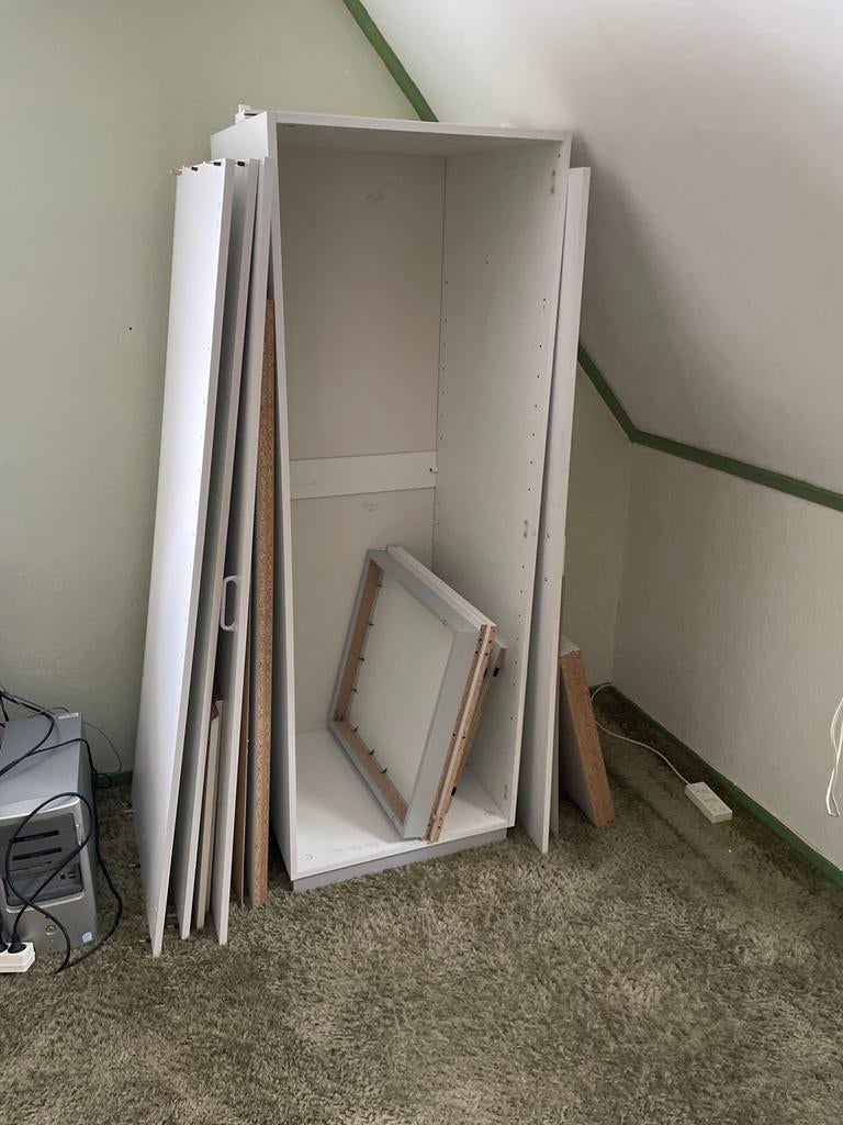 2x Kledingkast/Opbergkast met bijpassende legkast, Ophalen of Verzenden, Zo goed als nieuw