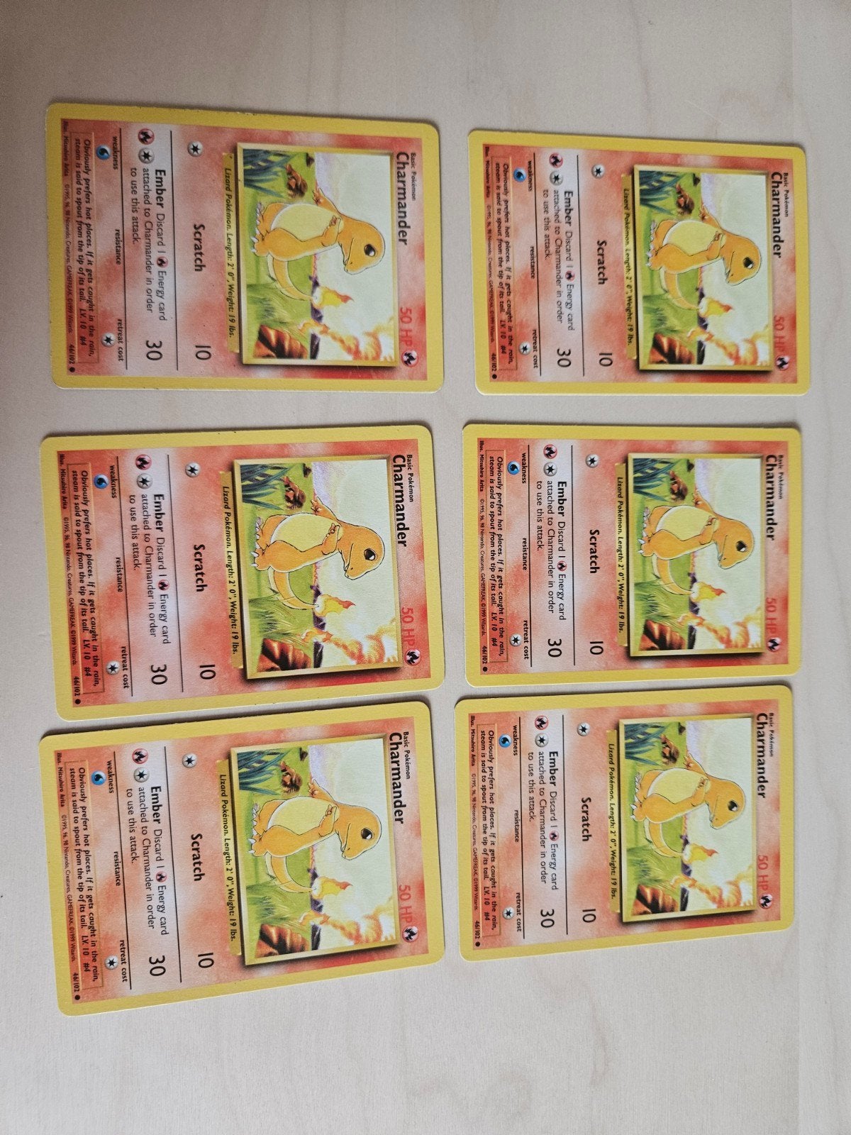 Charmander Base Set 46/102 EN, Hobby en Vrije tijd, Verzamelkaartspellen | Pokémon, Ophalen of Verzenden, Gebruikt, Meerdere kaarten