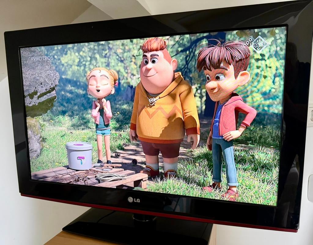 LG full-HD 32 inch TV & luxe afstandsbediening, prima staat, Gebruikt, 50 Hz, LCD, LG