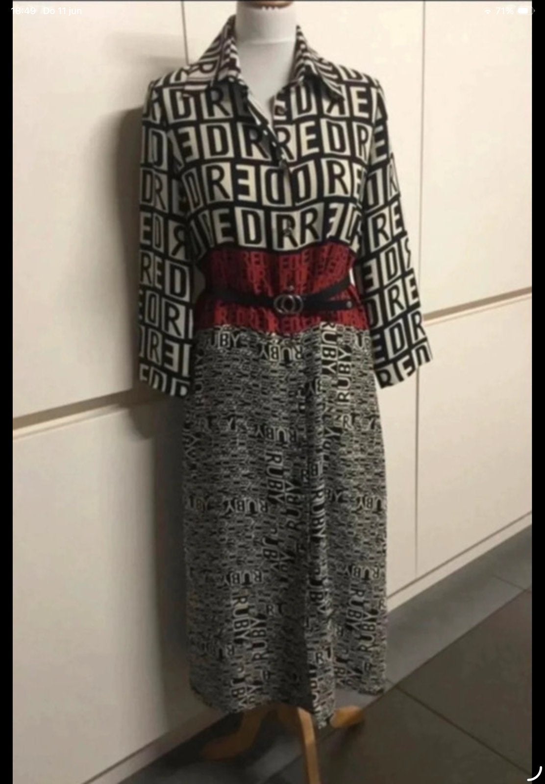 Caroline Biss lange jurk,maat 34, Kleding | Dames, Overige kleuren, Ophalen of Verzenden, Zo goed als nieuw, Maat 34 (XS) of kleiner