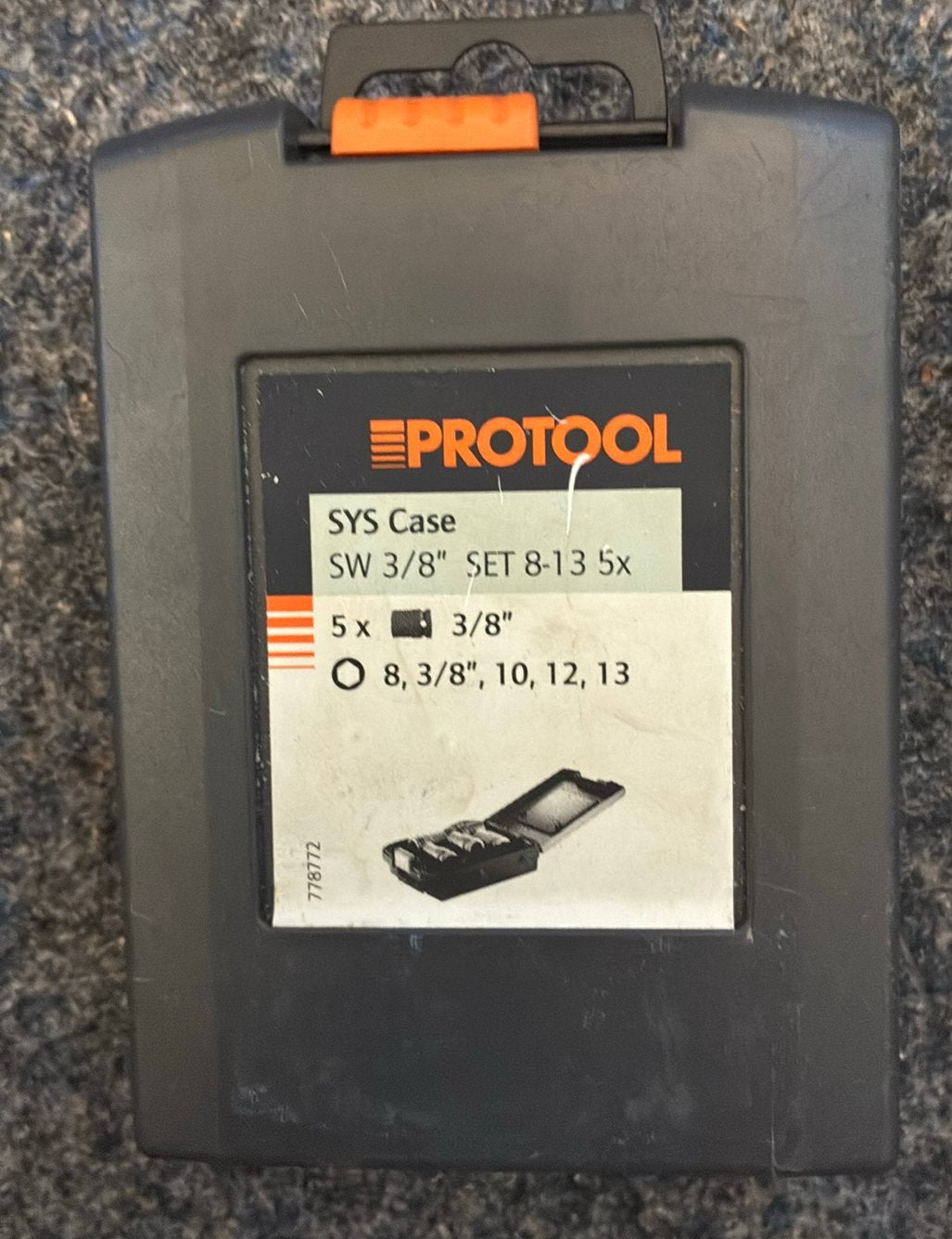 Protool doppen setje, Ophalen of Verzenden, Zo goed als nieuw