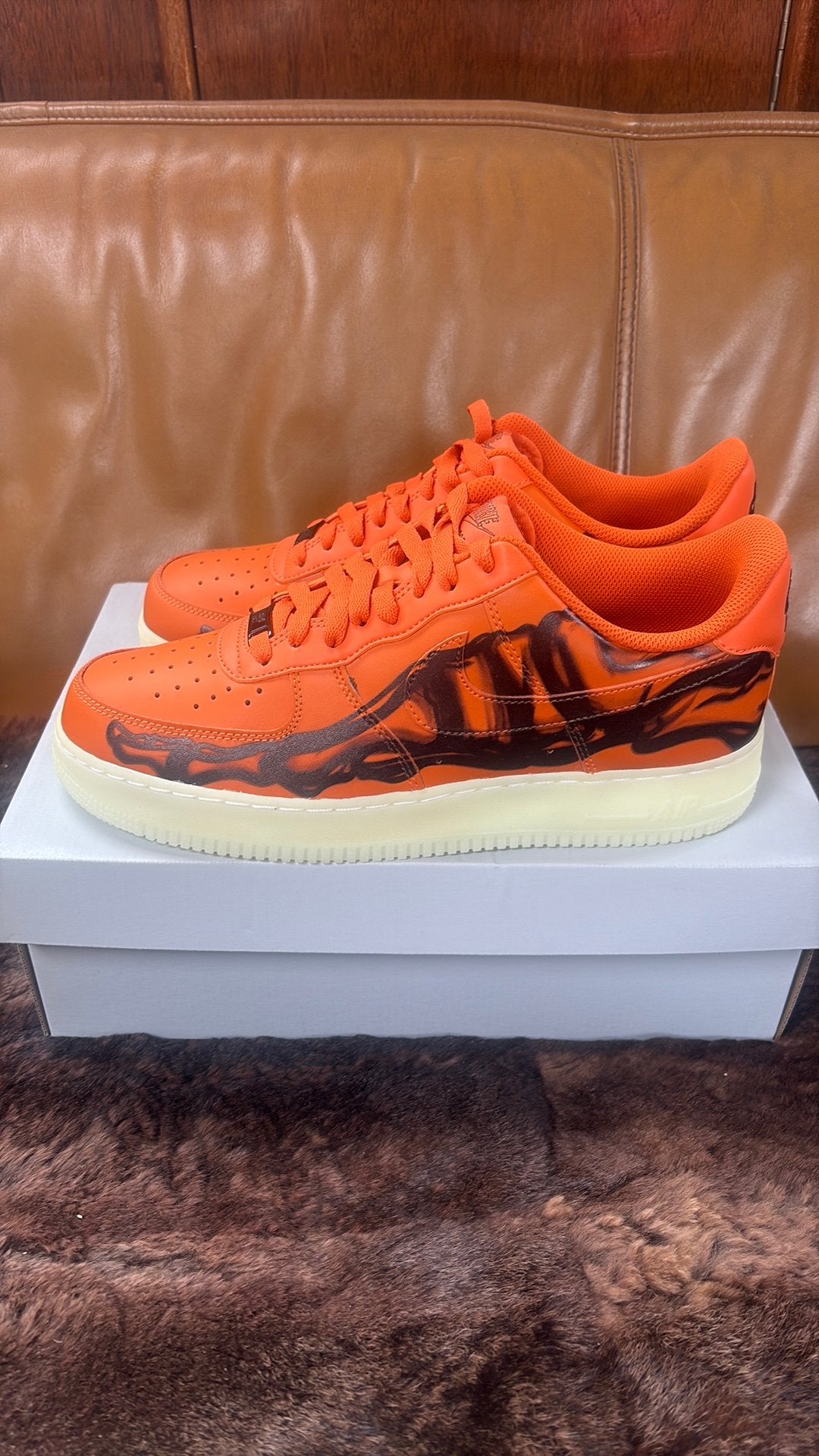 Nike airforce 1 skeleton 44, Ophalen of Verzenden, Zo goed als nieuw, Wit