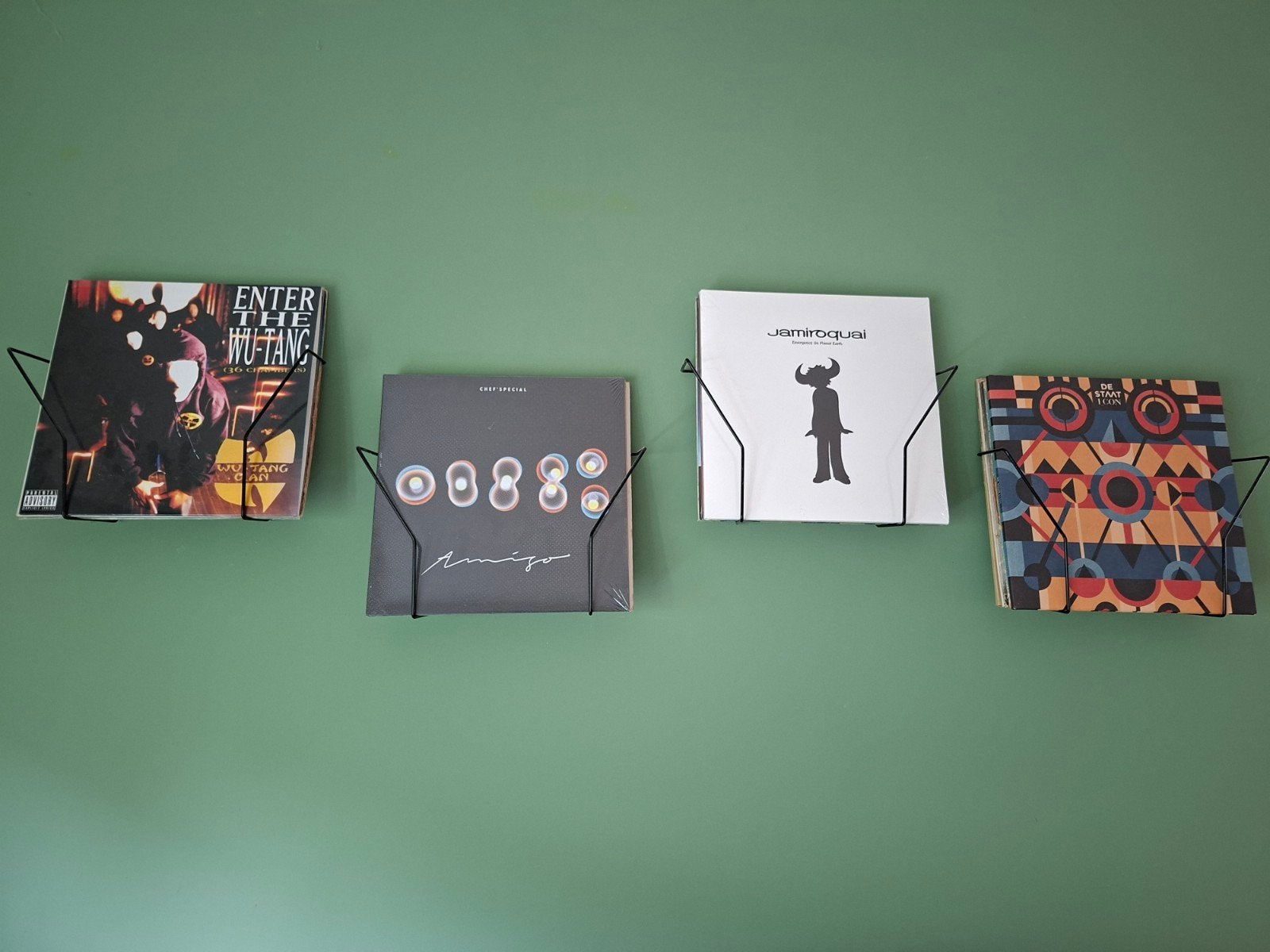 lp houders 4x, Ophalen