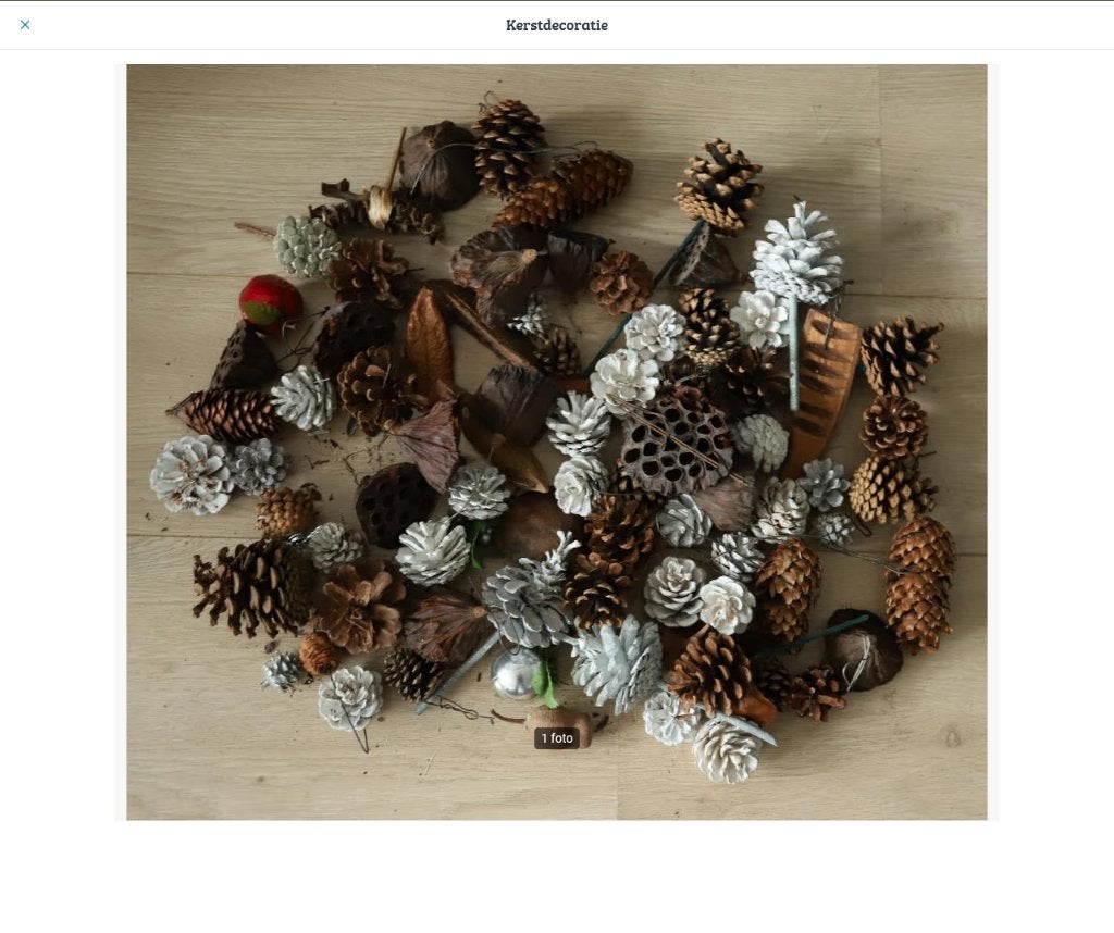 Kerstdecoratie, Ophalen of Verzenden, Gebruikt
