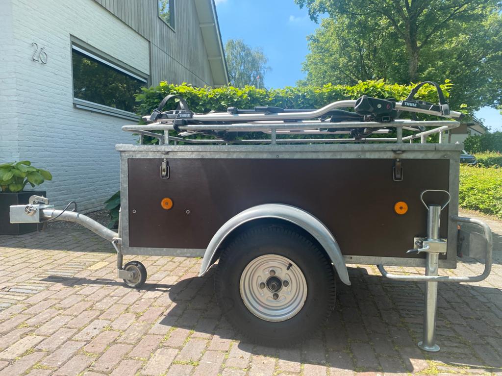 Bagagewagen met fietsendrager, Auto diversen, Aanhangers en Bagagewagens, Ophalen, Gebruikt
