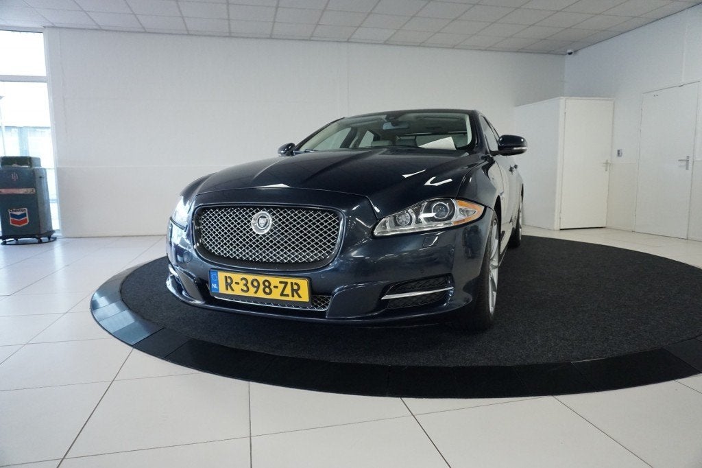 Jaguar XJ Panoramadak full options, Automaat, Euro 5, Blauw, Bedrijf