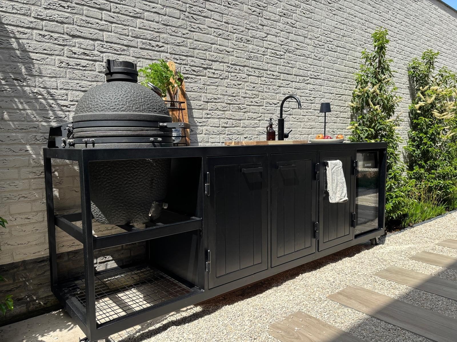 Buitenkeuken / tuinkamer meubel., Ophalen, Bonitavalburg, Houtskool, Nieuw