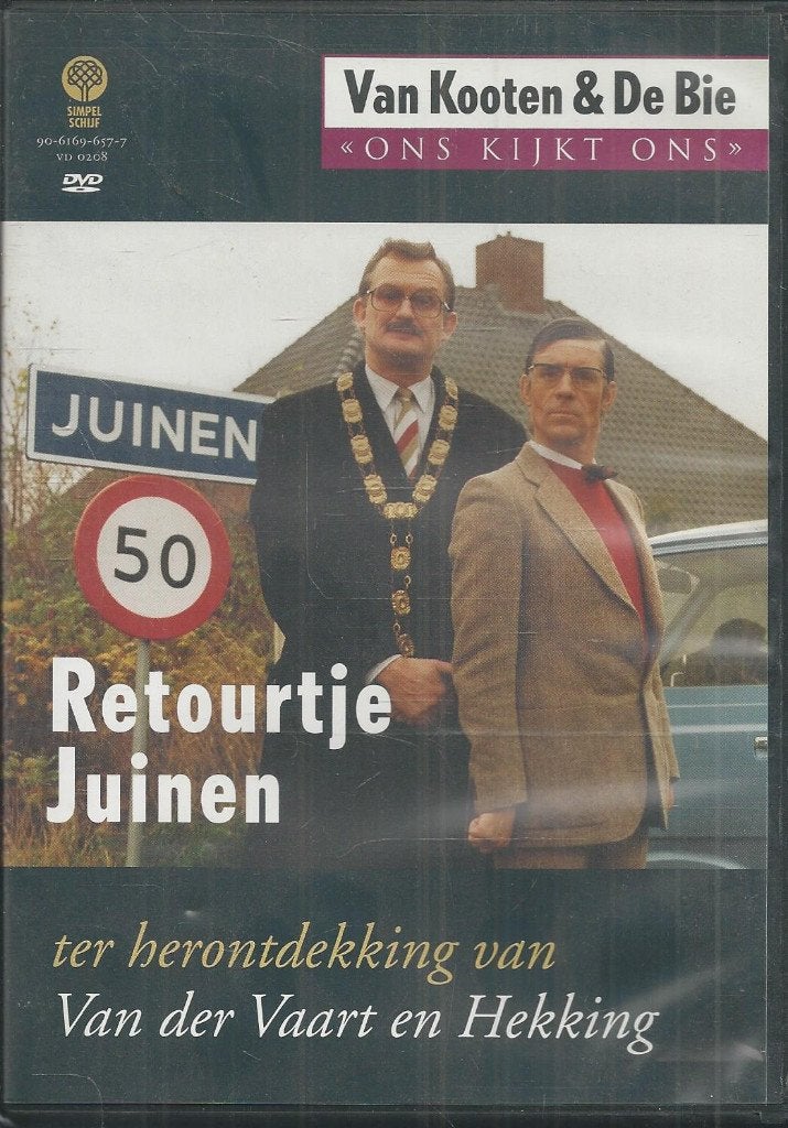 Van Kooten & De Bie - Retourtje Juinen, Alle leeftijden, Ophalen of Verzenden, Nieuw in verpakking, Tv-programma of Sketches