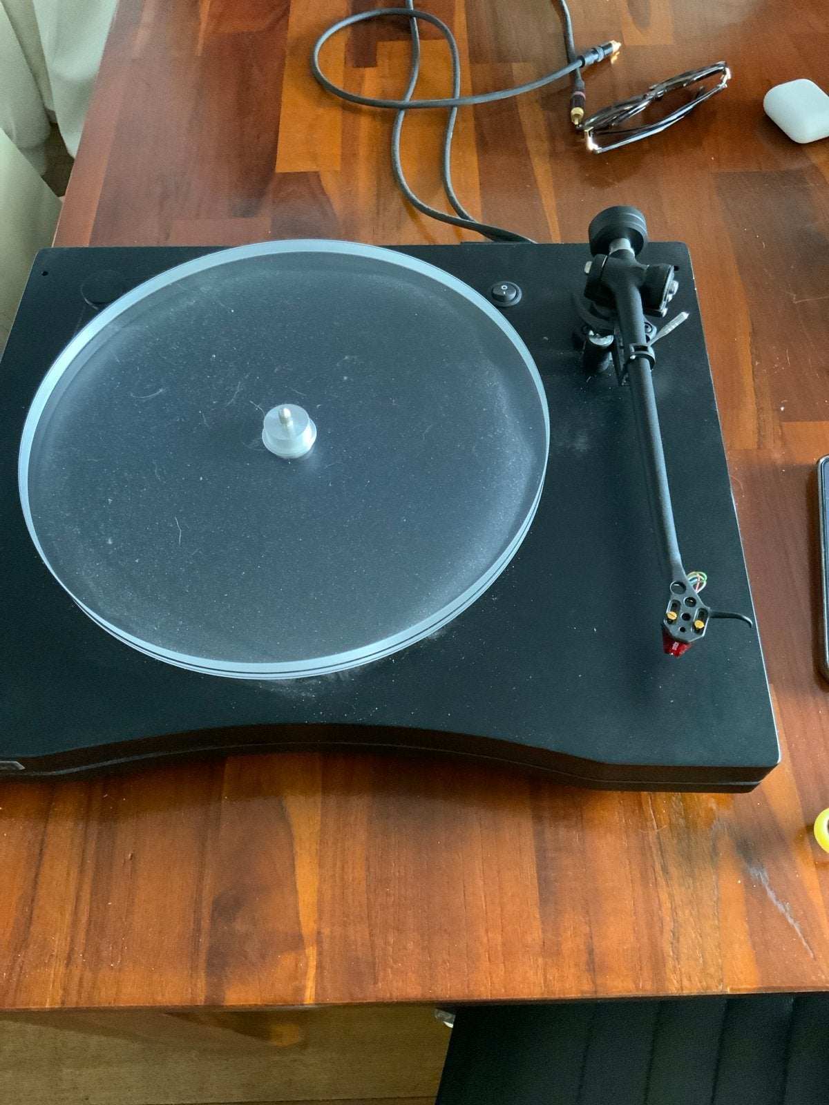 New Horizon platenspeler met rega RB330 toonarm, Audio, Tv en Foto, Platenspelers, Gebruikt, Platenspeler, Overige merken, Ophalen