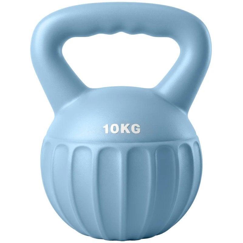 Kettlebell 10KG - Lichtblauw NIEUW, Sport en Fitness, Ophalen of Verzenden, Nieuw, Armen, Kettlebell