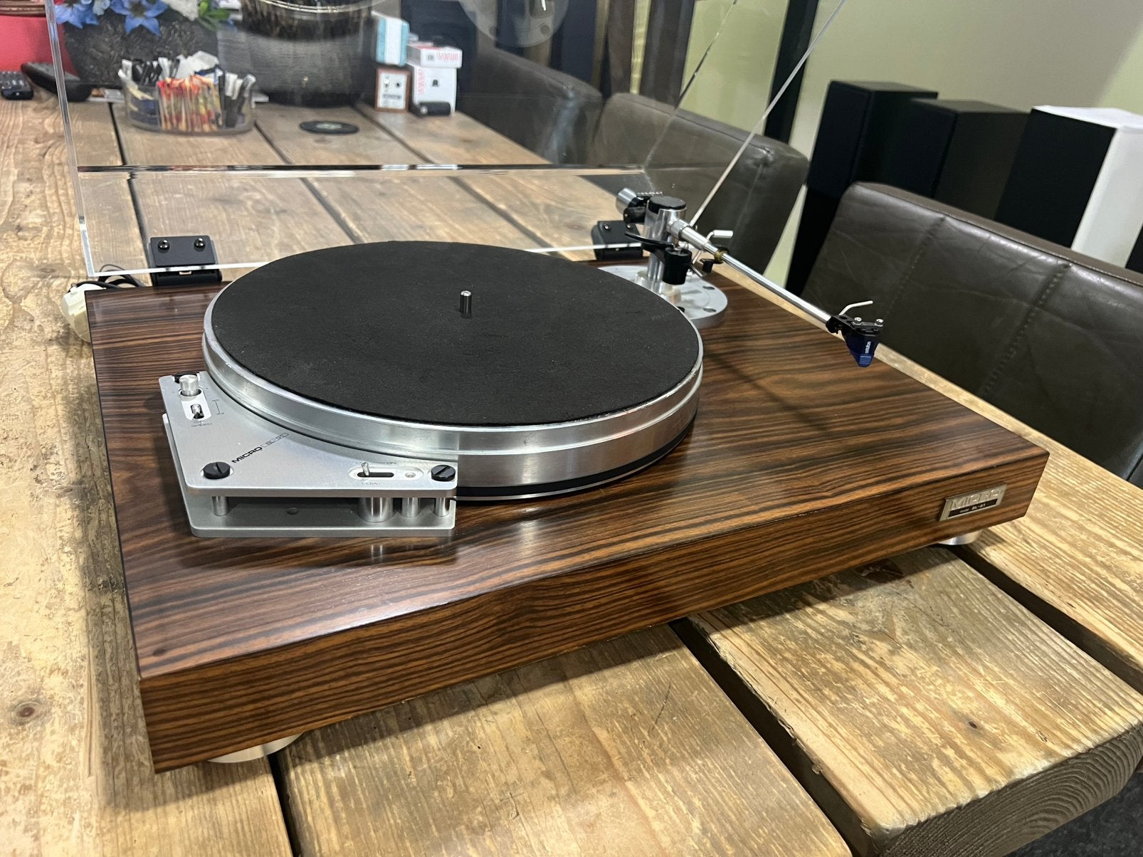 MicroSeiki  BL-91, Ophalen, Gebruikt, Platenspeler, Overige merken