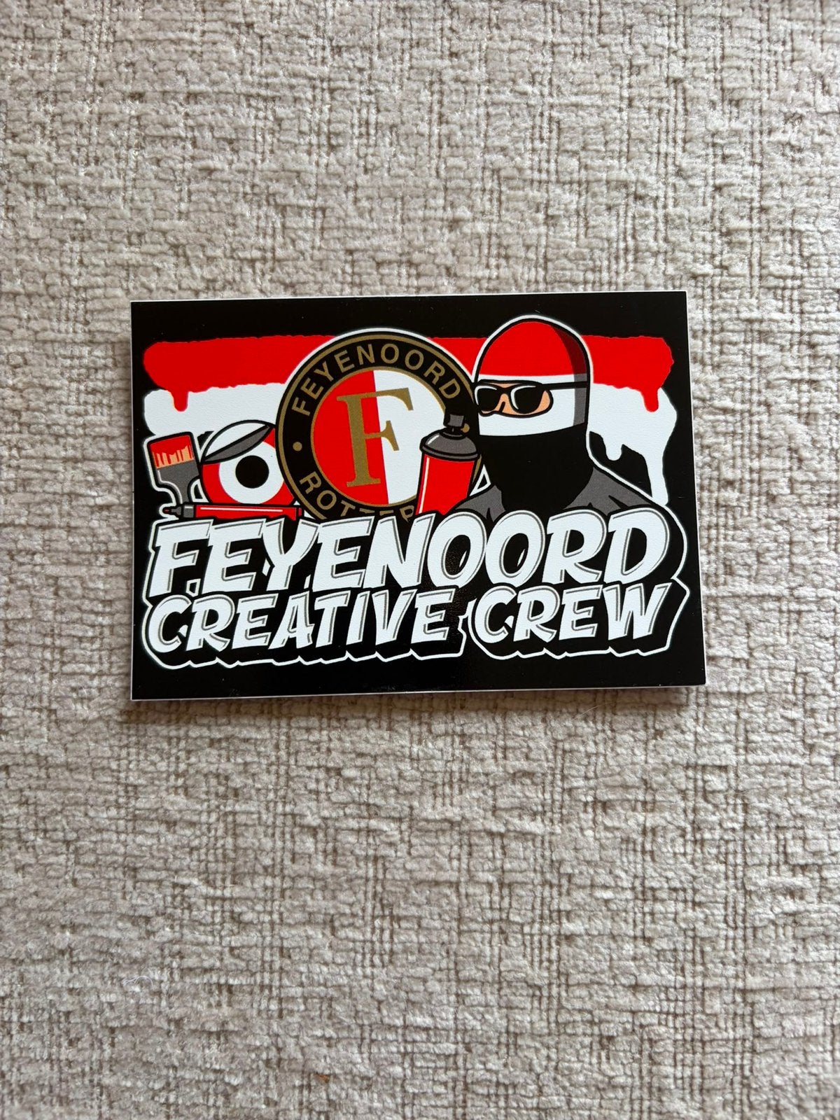Feyenoord sticker, Ophalen of Verzenden, Zo goed als nieuw, Bedrijf of Vereniging