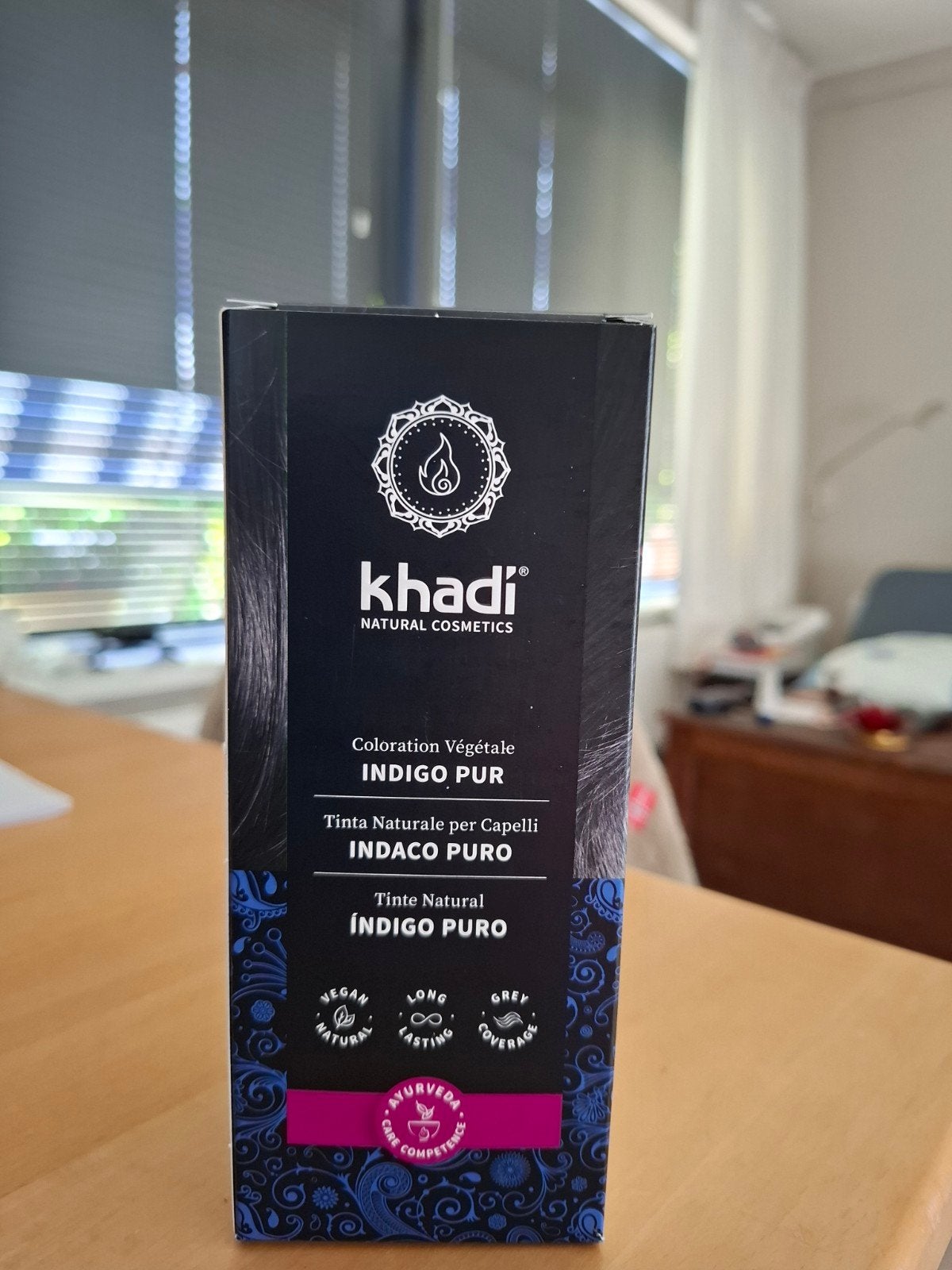 Khadi Natuurlijke Haarverf Indigo Pur - Vegan & Langdurig, Ophalen of Verzenden, Nieuw, Overige typen
