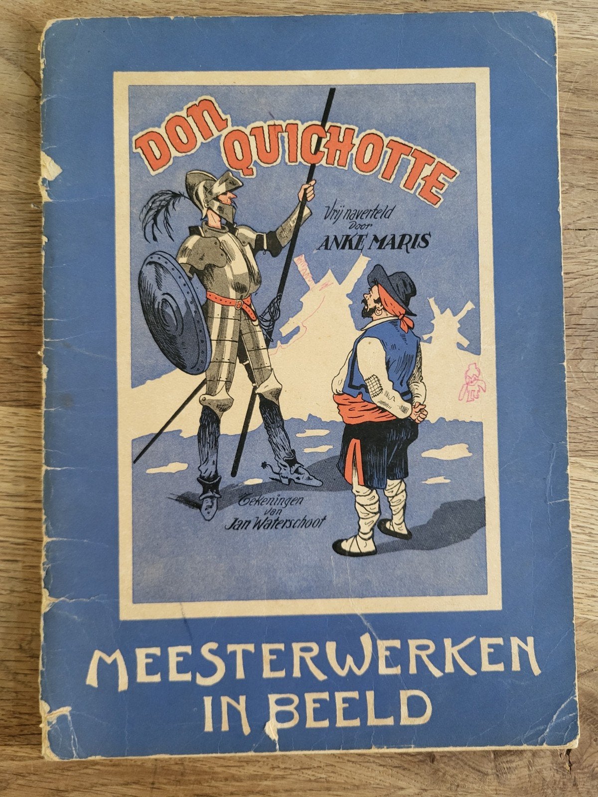 Don Quichotte - Meesterwerken in Beeld - Anke Maris, Eén stripboek, Ophalen of Verzenden, Gelezen, Anke Maris