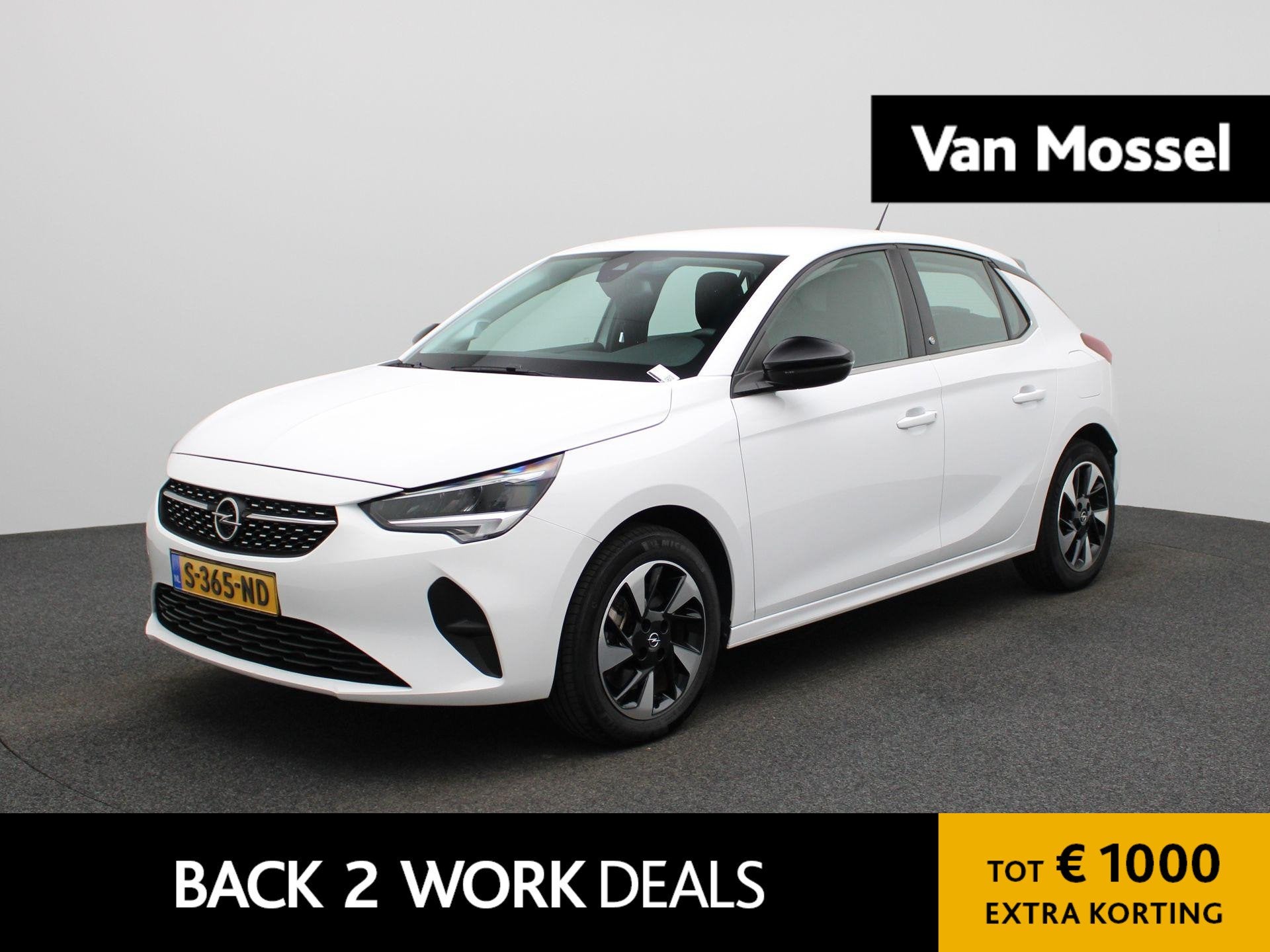 Opel Corsa-e Elegance 50 kWh | Automaat | Apple Carplay / An, Gebruikt, Zwart, Wit, Origineel Nederlands