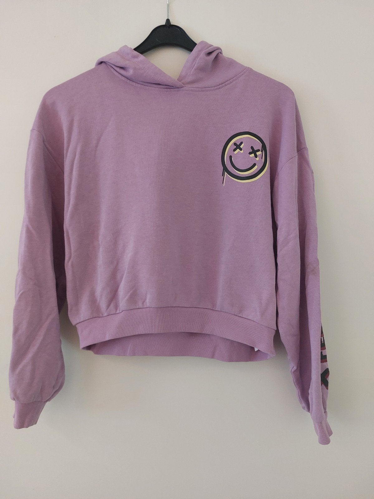 Only Kinder Hoodie met Smiley Prints - maat 146/152., Ophalen of Verzenden, Zo goed als nieuw, Kids Only, Meisje