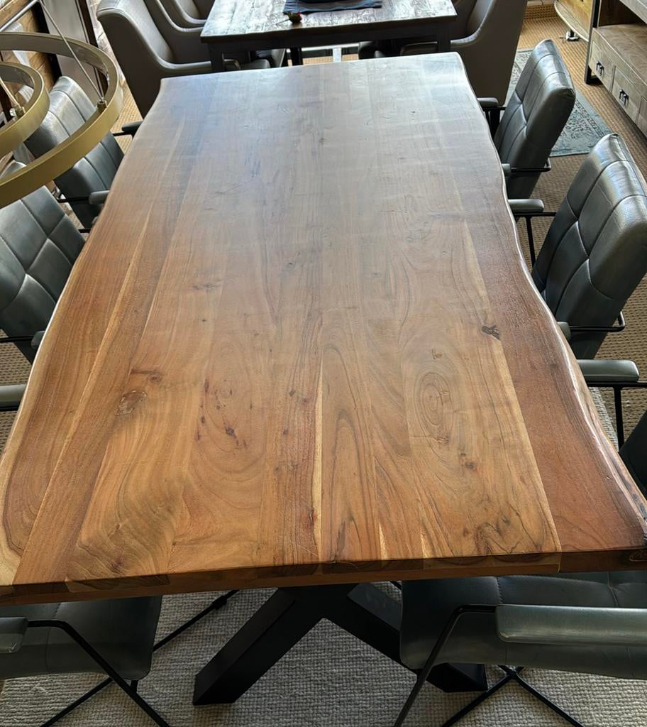 Eettafel Nicosia, 50 tot 100 cm, Vijf personen of meer, Rechthoekig, Eettafel
