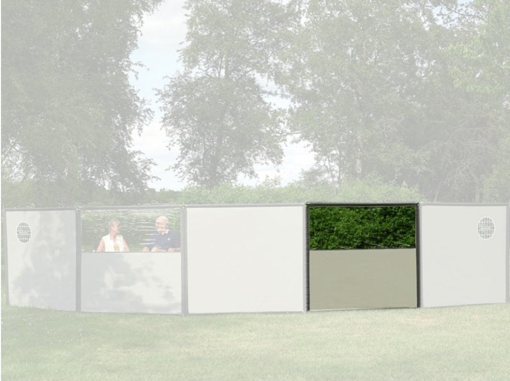 GEZOCHT - Isabella Flex Grey tussendeel 2 windscherm-paneel, Caravans en Kamperen, Ophalen of Verzenden, Zo goed als nieuw