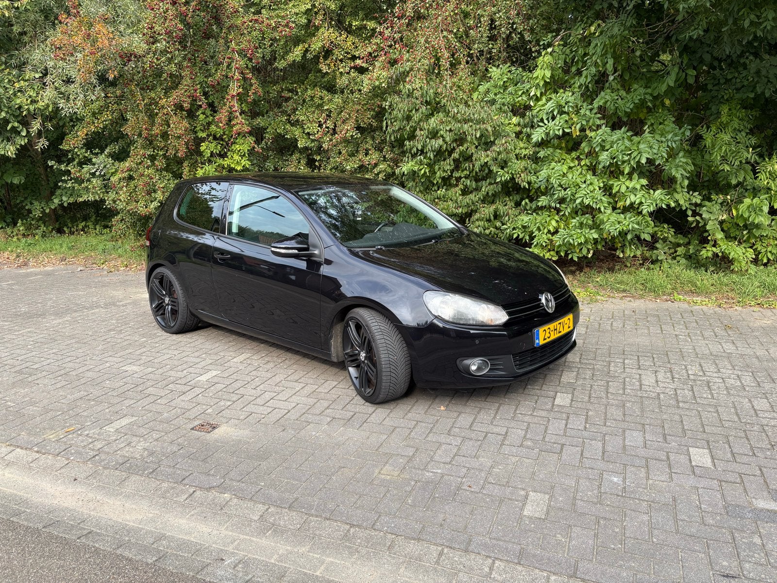 Volkswagen Golf 1.4 TSI Highline 90KW 2009 Zwart, Auto's, Stof, Zwart, 4 cilinders, Origineel Nederlands
