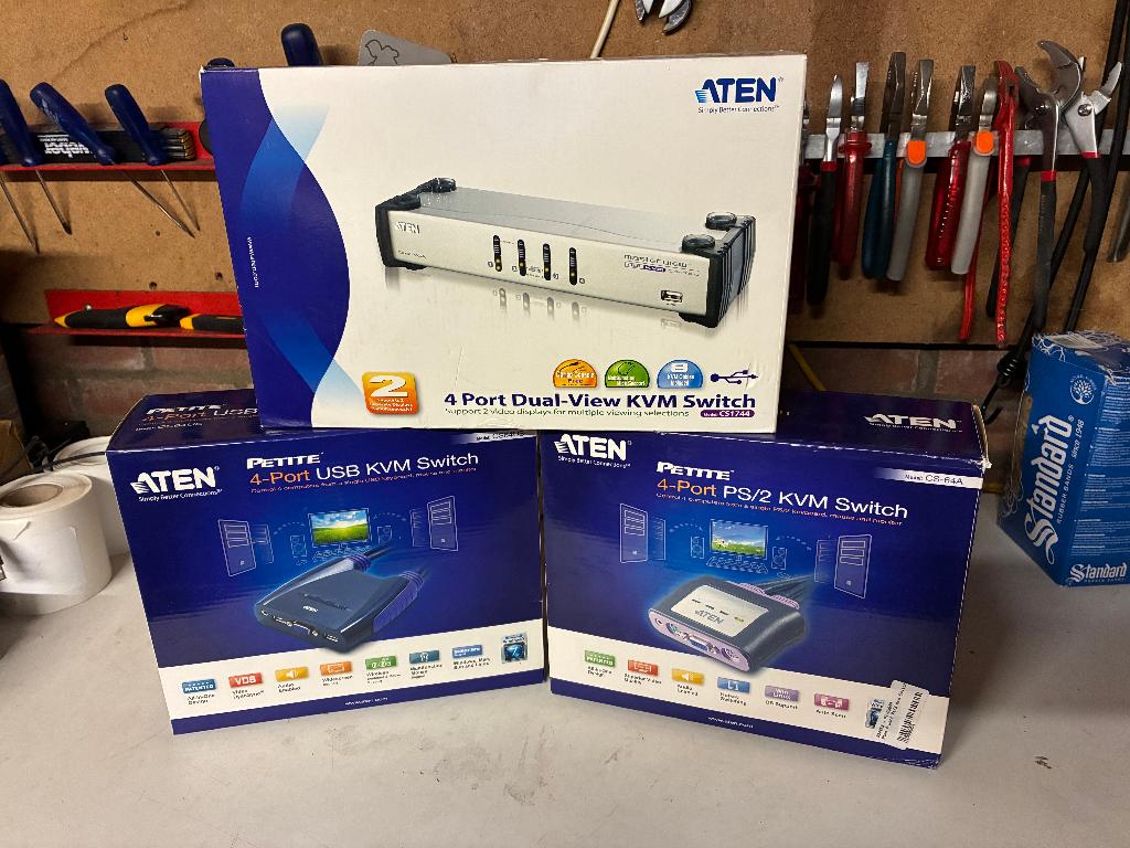 Aten KVM switches, Ophalen of Verzenden, Gebruikt