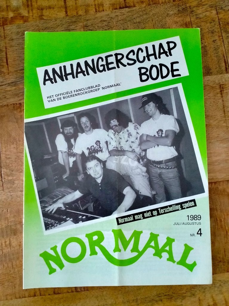 Normaal Anhangerschapsbode nr. 4-1989 tijdschrift blad, Verzenden, Gebruikt, Boek, Tijdschrift of Artikel