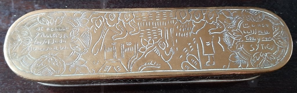 mooie 18 eeuw tabak doos, Ophalen of Verzenden, Koper