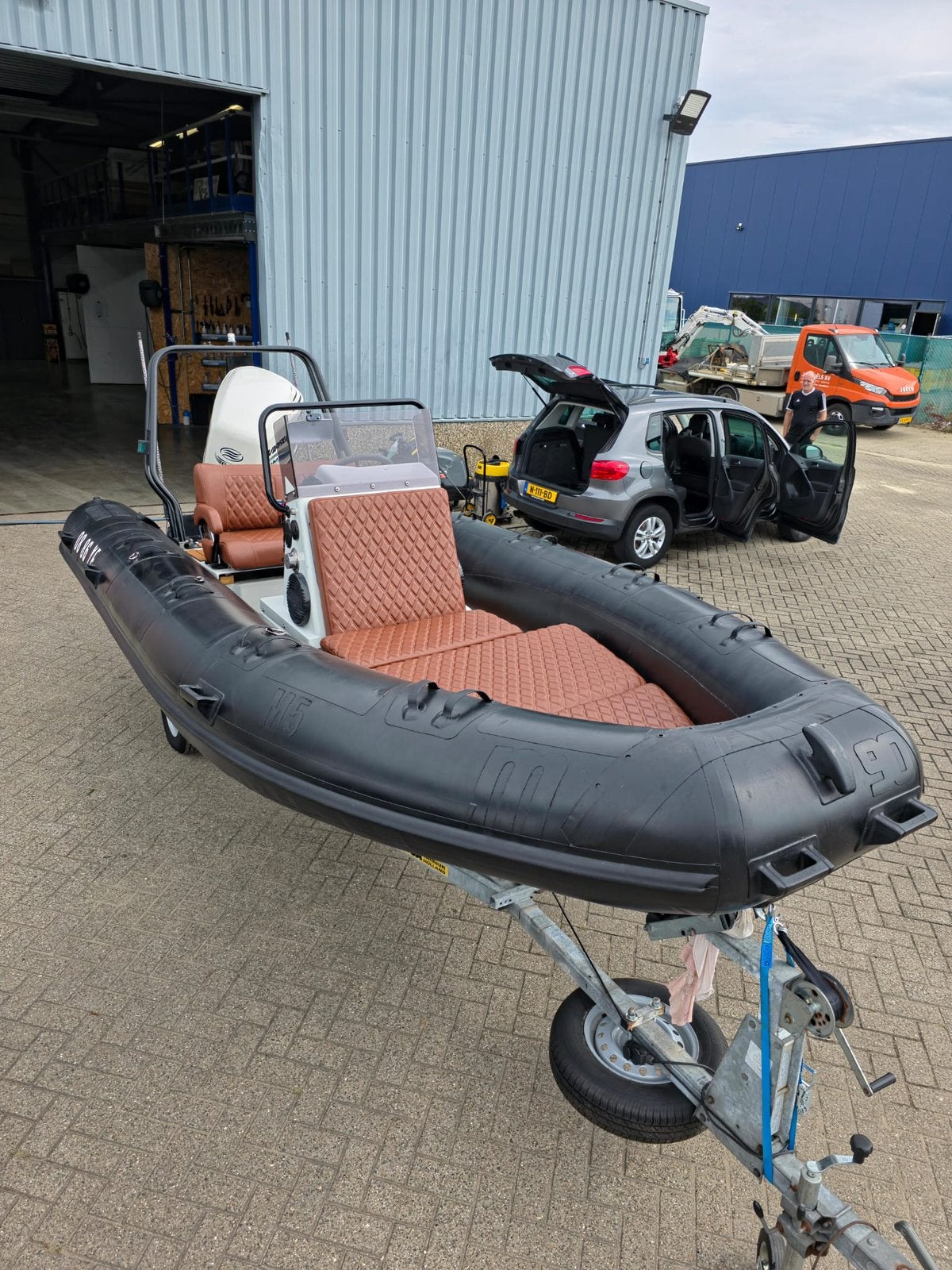 Marshall 90 RIB 5.20m met 225 pk Evinrude buitenboordmotor, Watersport en Boten, Overige merken, Ophalen of Verzenden, Overige materialen