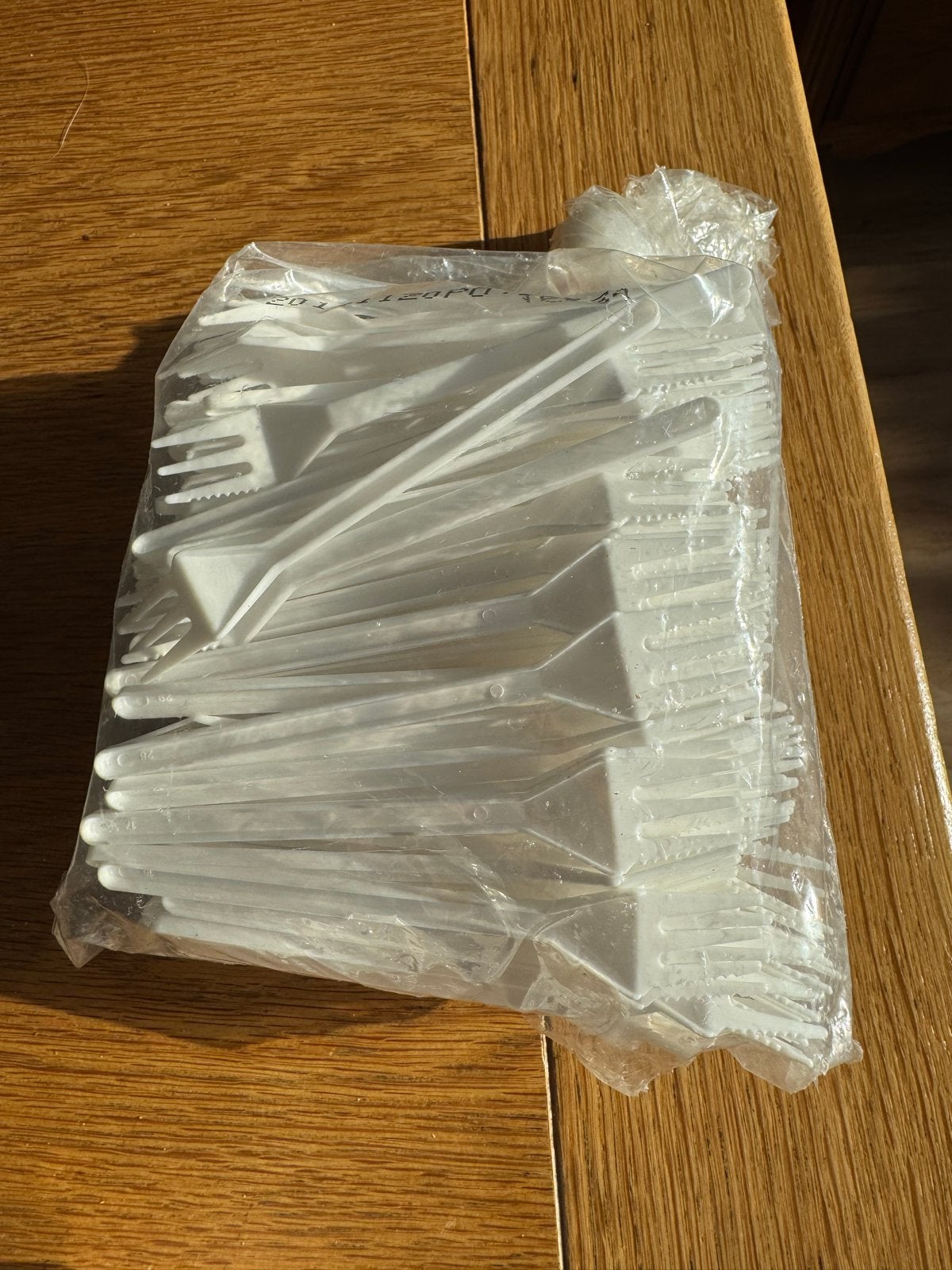 Plastic vorkjes - Ideaal voor feestjes en picknicks, Ophalen, Overige typen, Kunststof, Nieuw