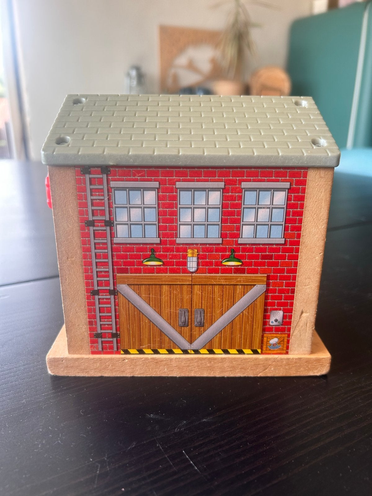 Thomas de Trein IJsfabriek houten spoorbaan accessoire, Ophalen of Verzenden, Gebruikt