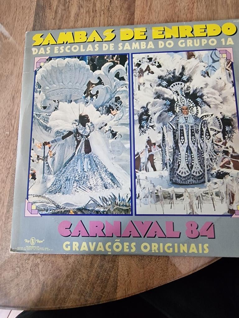 Samba's de Enredo Carnaval 84 - Originele Braziliaanse LP, Originele persing, Ophalen of Verzenden, Gebruikt, 12 inch