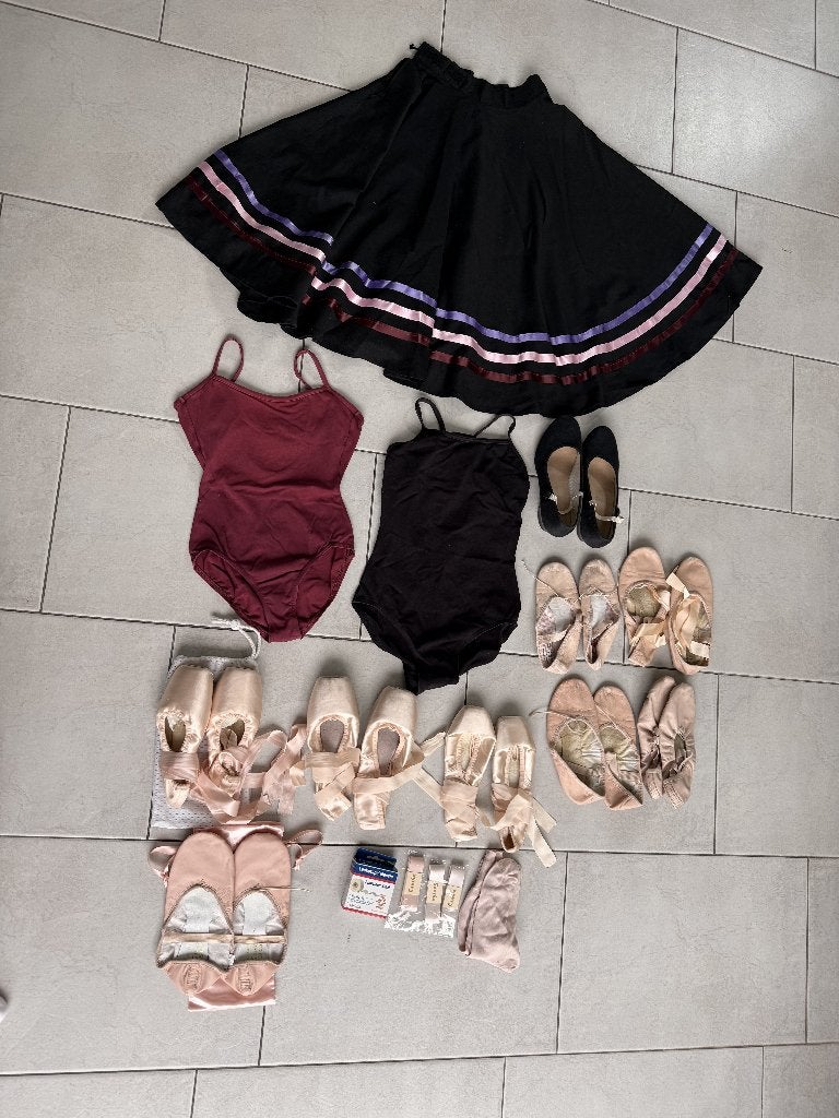 Grote Balletset / Danskleding & Schoenen, Onbekend, Ophalen, Gedragen