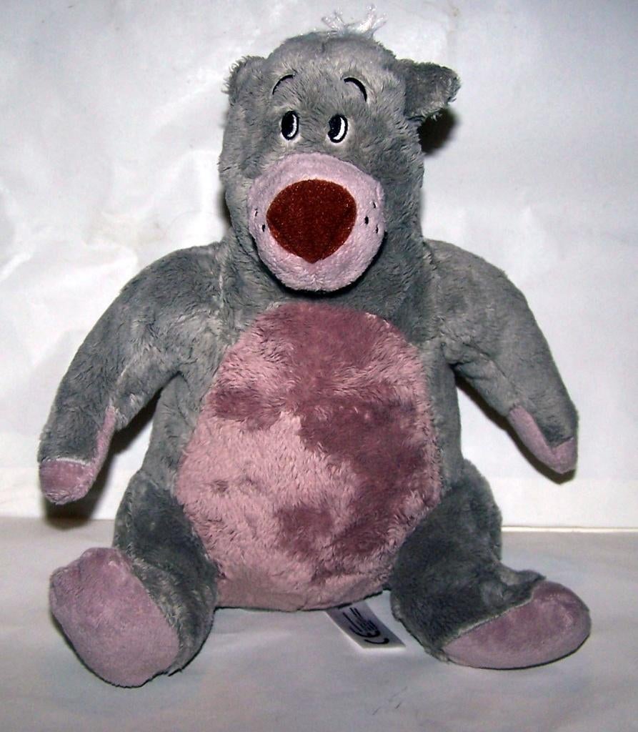 Disney Jungle Book knuffel Balou. Nwst., Ophalen of Verzenden, Leeuwenkoning of Jungle Boek, Zo goed als nieuw, Knuffel