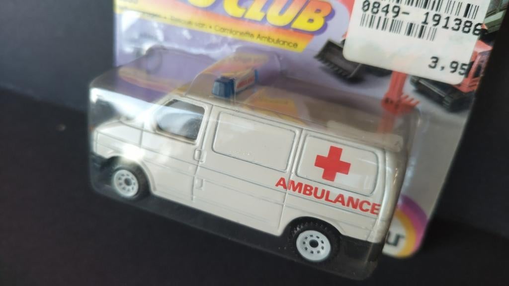 Volkswagen VW Transporter T4 ambulance Siku 0635 Pol, Schlittenbacherstrasse 60 Lüdenscheid Germany, Auto, Verzenden, Nieuw