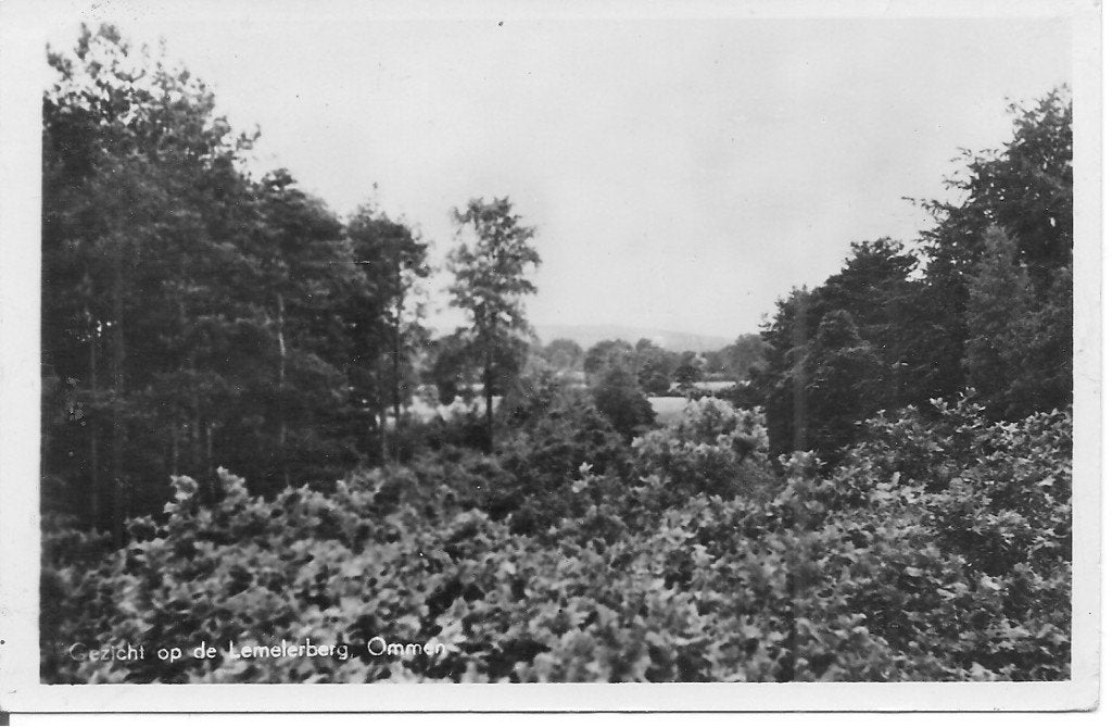 Oude ansichtkaart Lemelerberg Ommen,  1950, Ophalen of Verzenden, 1940 tot 1960, Gelopen, Overijssel