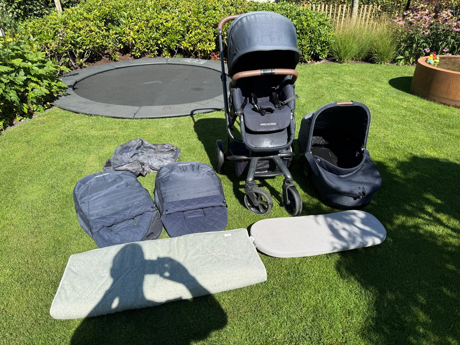 Easywalker Harvey 3 Premium kinderwagen complete set, Gebruikt, Combiwagen, Met reiswieg, Ophalen