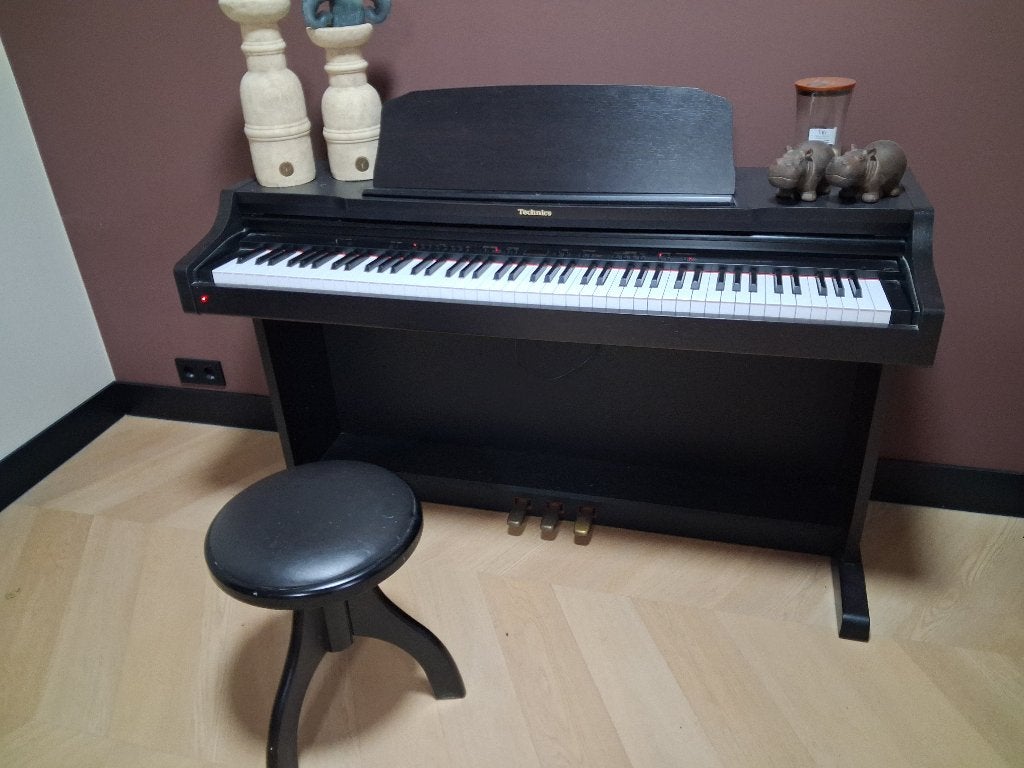 Piano - Technics, Ophalen, Gebruikt, Zwart, Digitaal