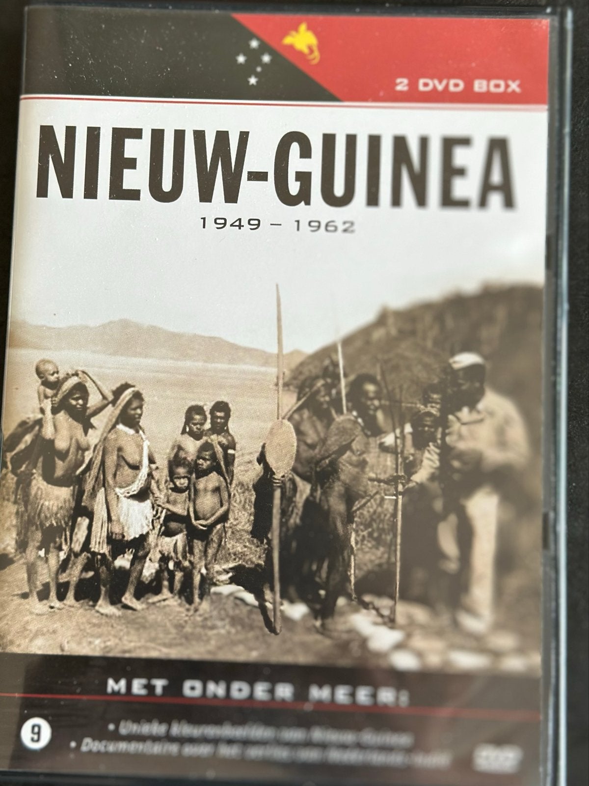 Nieuw-Guinea 1949-1962 Dubbel-dvd: Koloniale Geschiedenis, Alle leeftijden, Zo goed als nieuw, Politiek of Geschiedenis, Inclusief doosje