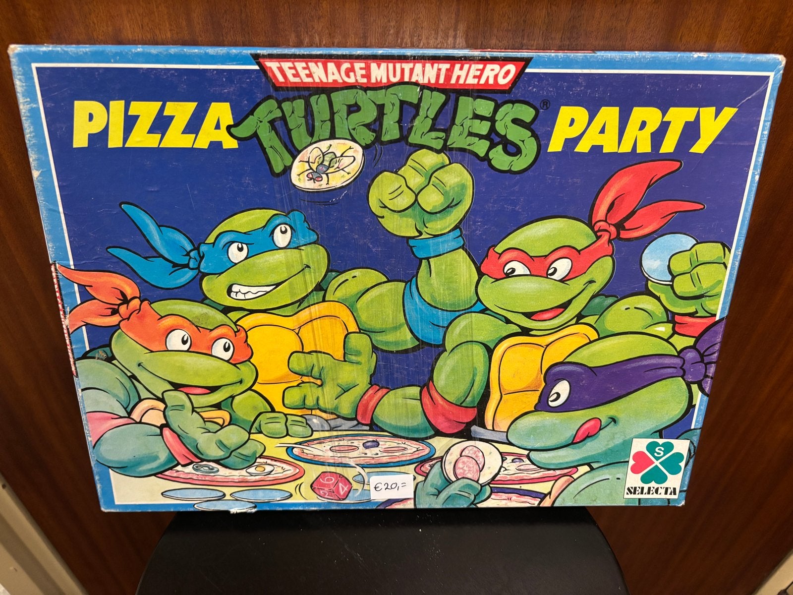Teenage Mutant Hero Turtles Pizza Party Bordspel, Drie of vier spelers, Ophalen of Verzenden, Gebruikt