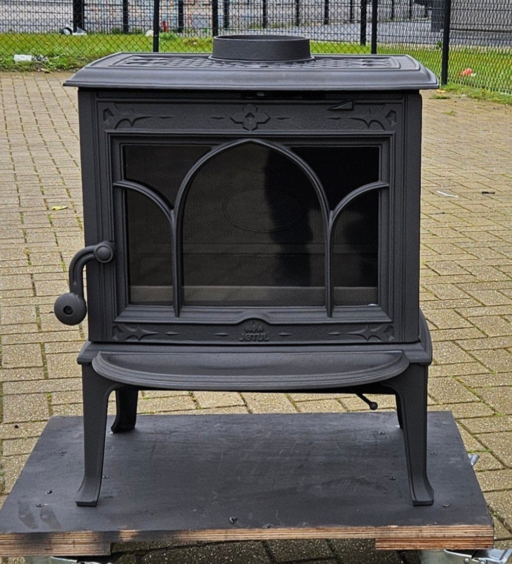 Houtkachel Jotul F100, Houtkachel, Ophalen of Verzenden, Zo goed als nieuw, Vrijstaand