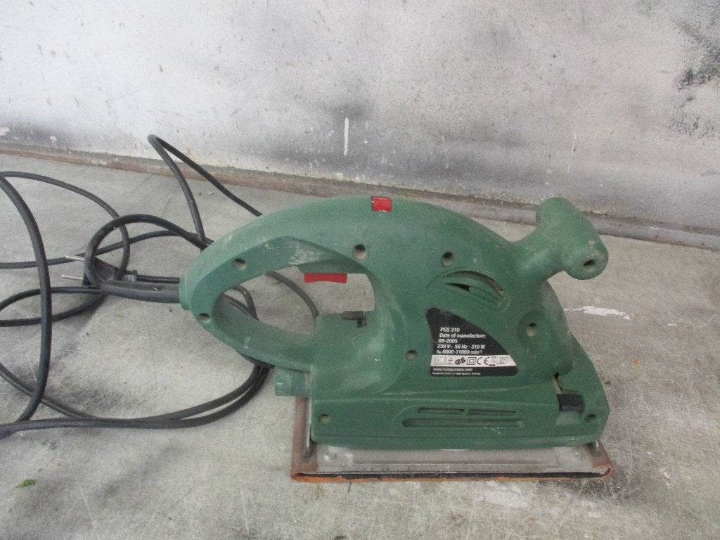 elc. schuur machine    310 watt, Ophalen, Zo goed als nieuw, Minder dan 600 watt, Excentrische schuurmachine